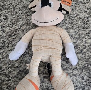 Disney Mummy Mouse Plush with Cream and Orange Wraps 18 Inches
